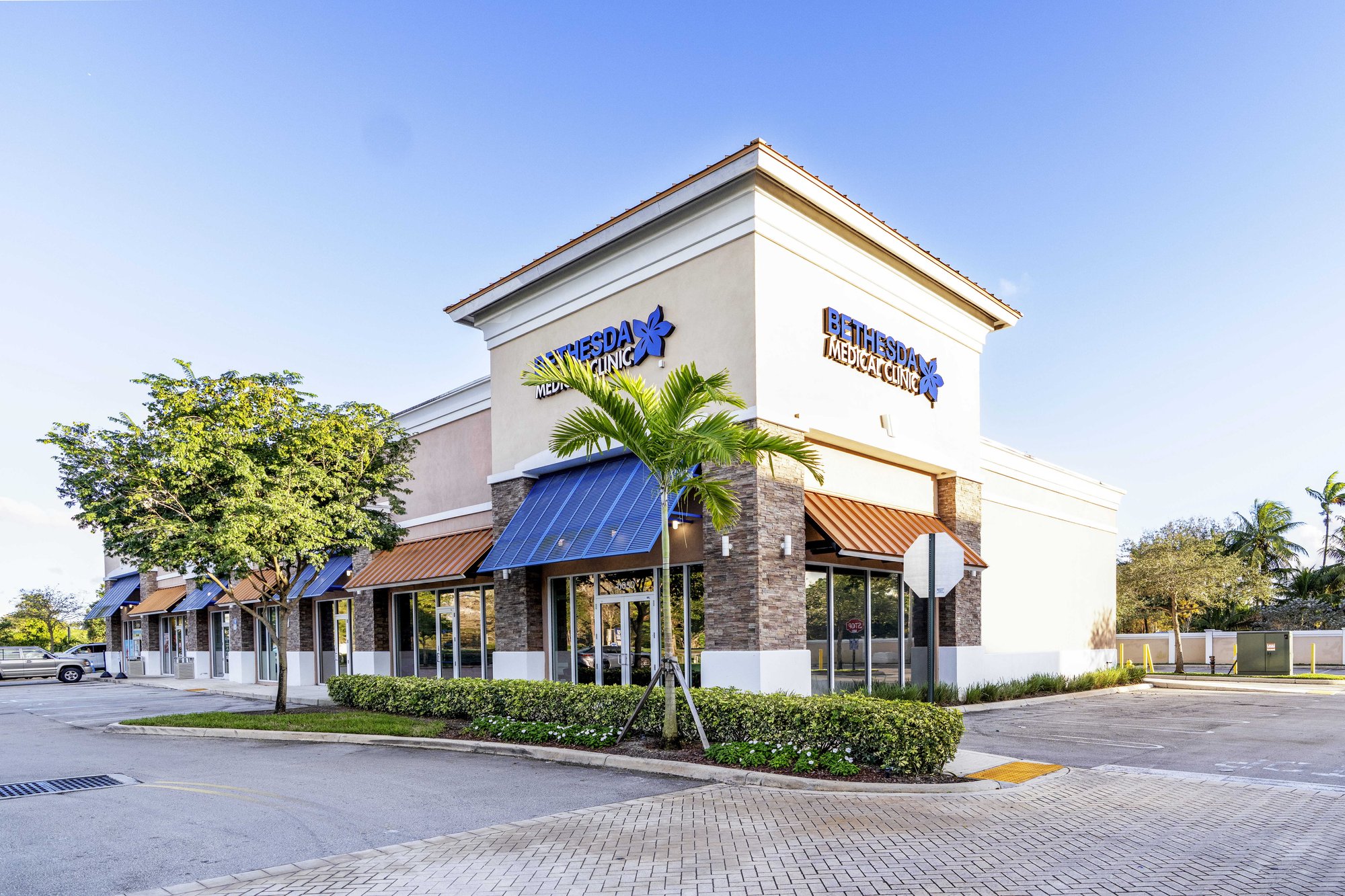 Side outside view of the building