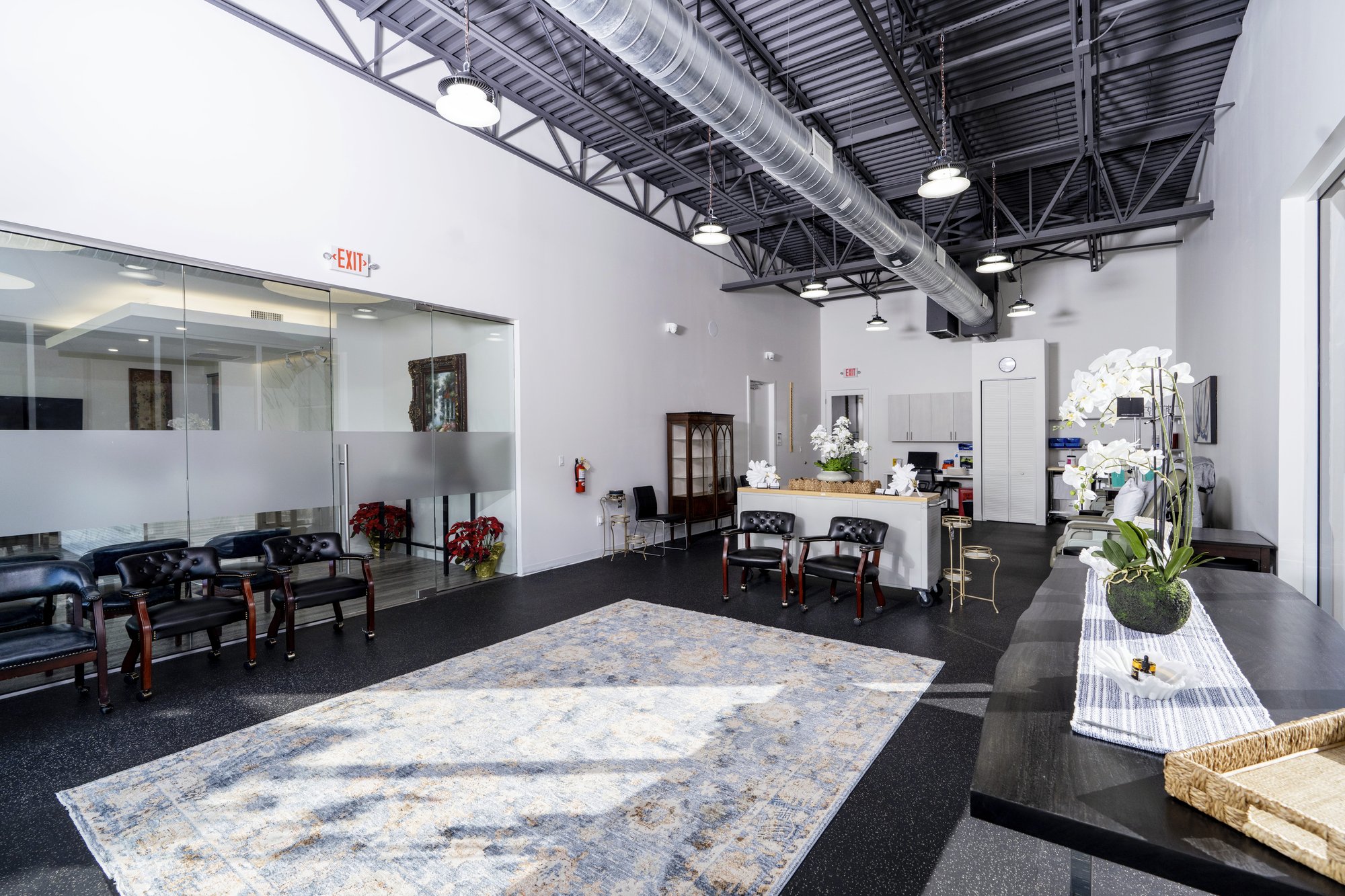 Side view of the inside